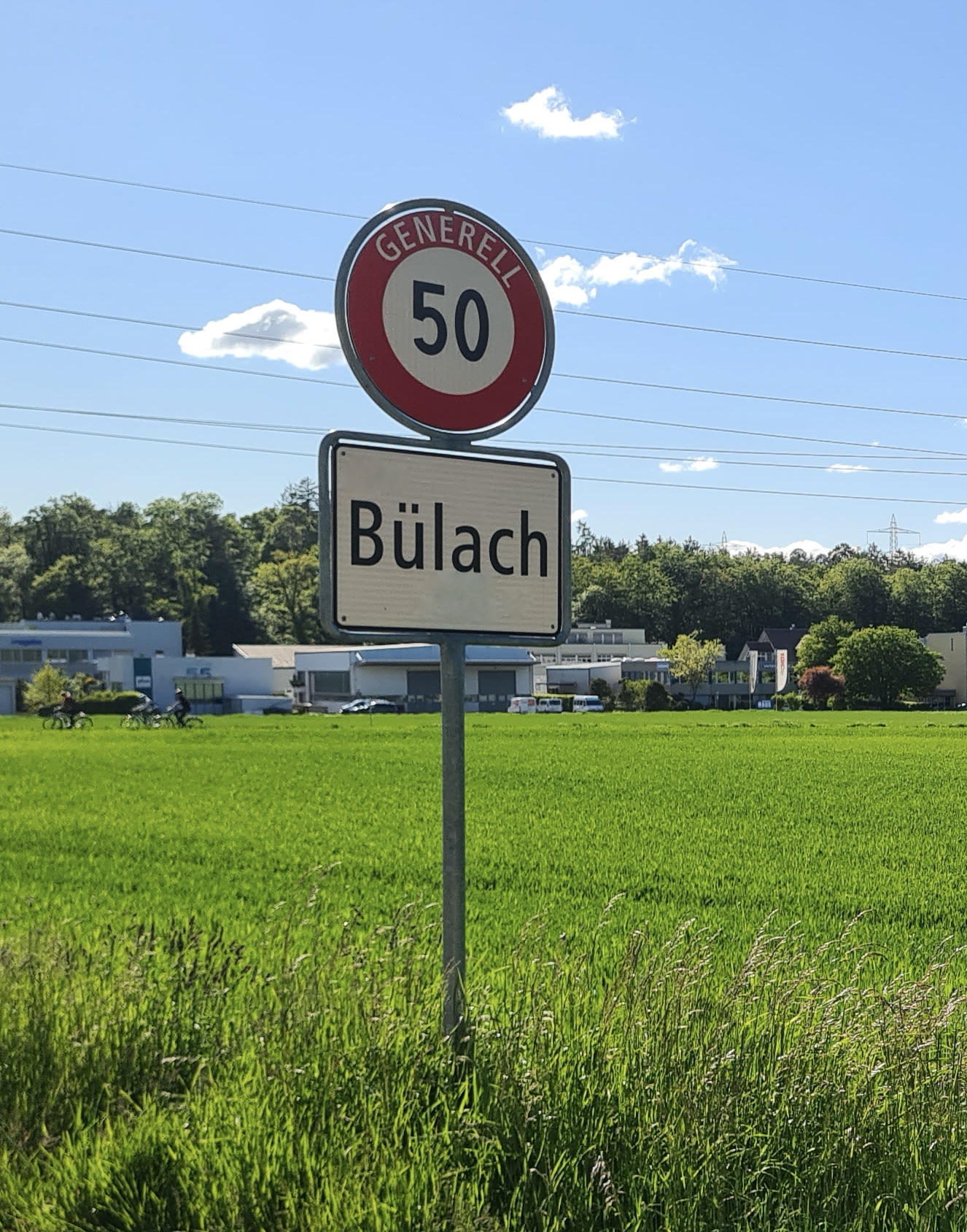 Ortstafel Bülach